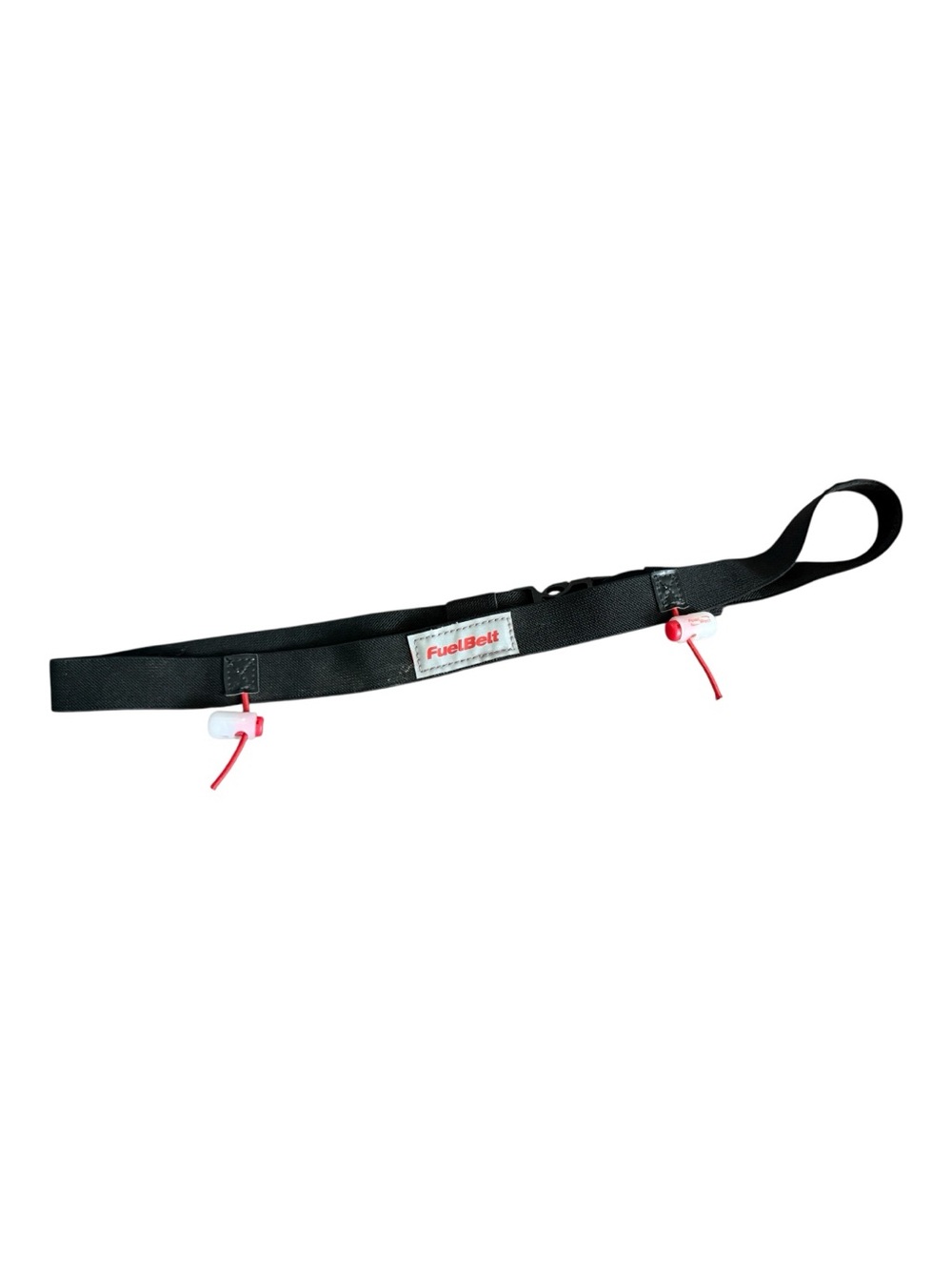 Black Lightweight Running Belt with Reflective Logo holds running number